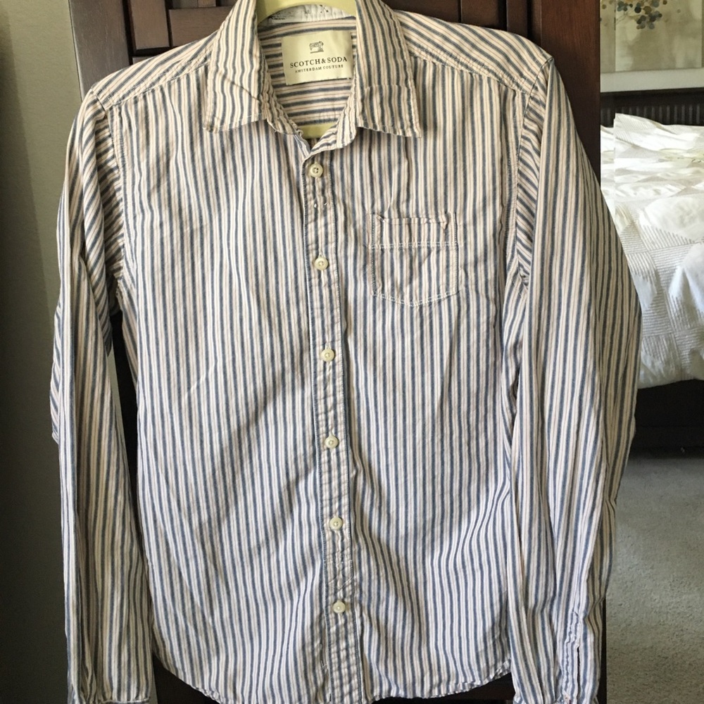 Men’s Scotch & Soda button up shirt, M